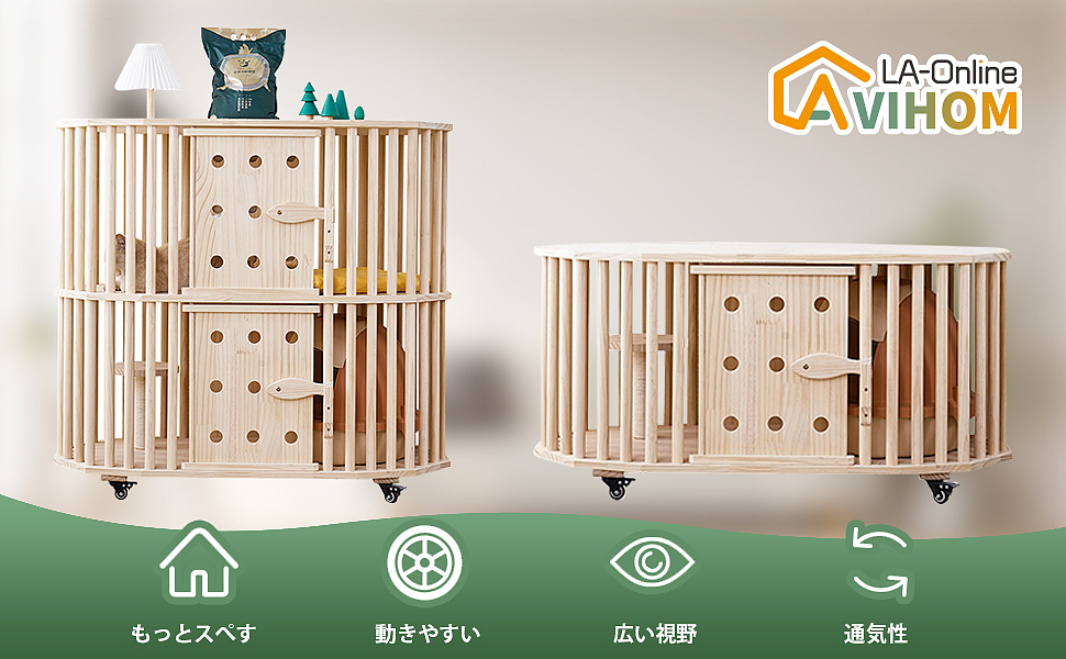 亚马逊 宠物猫笼A+