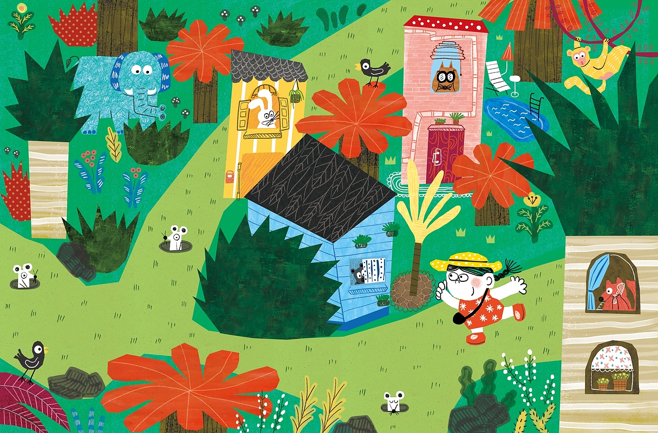 闯进动物的森林