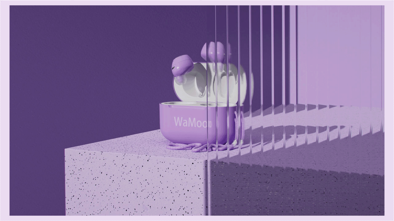 【Purple】蓝牙耳机产品动画