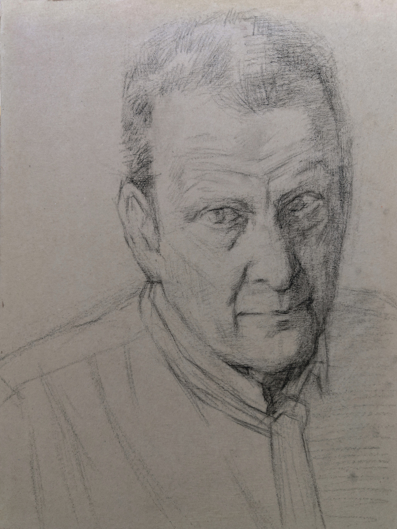 色粉画【卢西安 弗洛伊德】