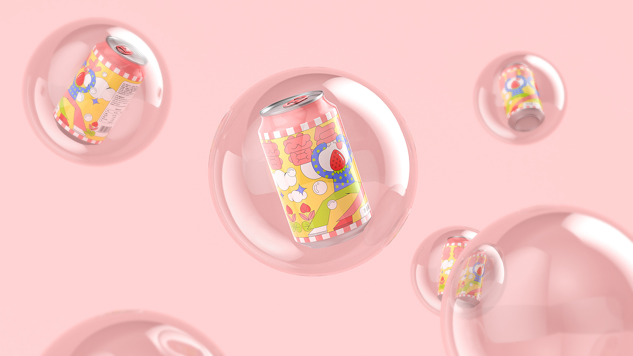 咕噜噜！！咕噜噜！！嗝 ~ ~ ~ 气泡水（图ZMzA1NjEzNzky） - 包装 - 站酷设计师是阿伟阿原创素材 - 站酷ZCOOL