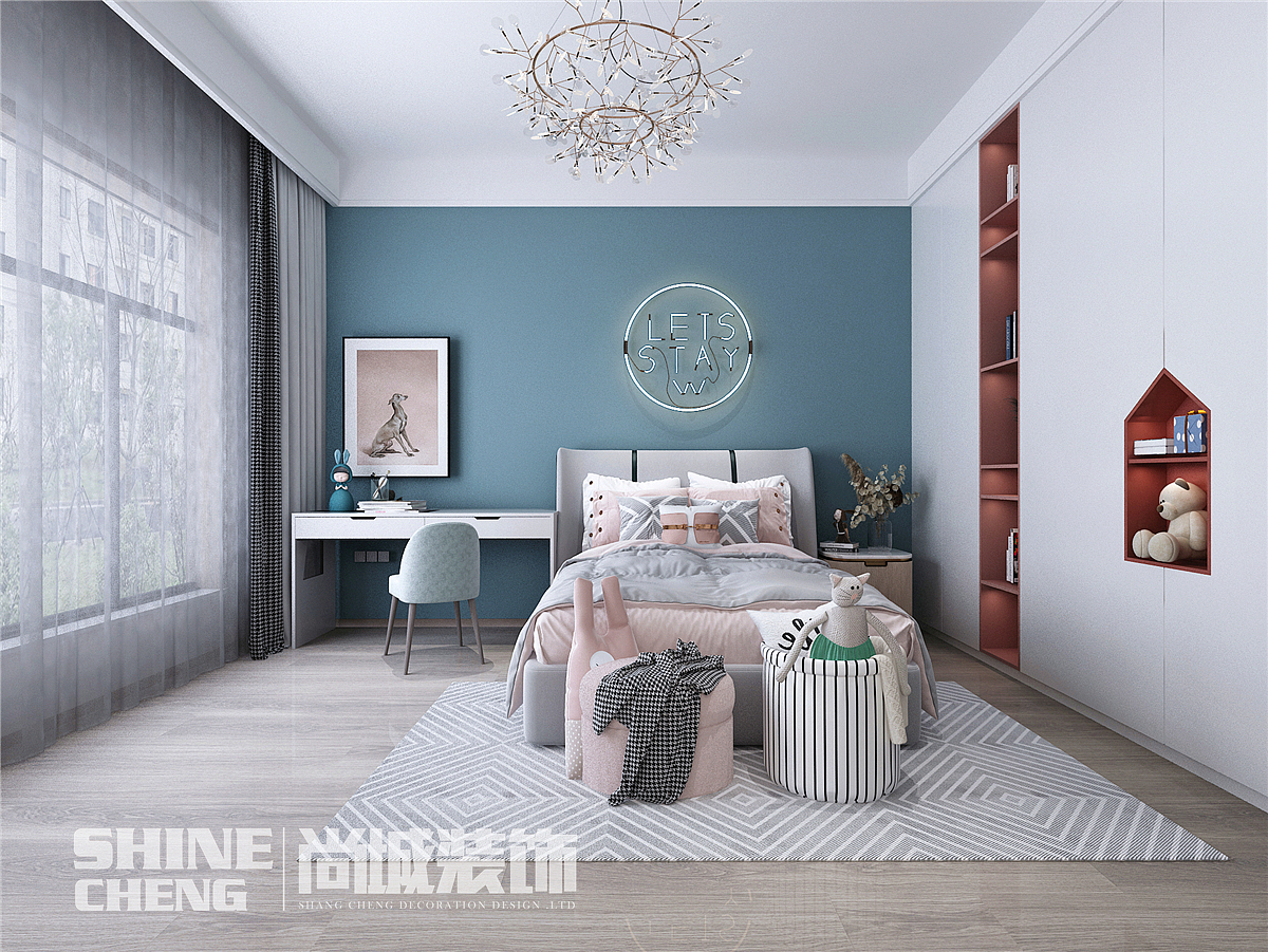 泰安五矿万境水岸小区300平现代风格装饰设计效果案例（图ZMzE1NDEwNjA4） - 家装设计 - 站酷设计师泰安尚城装饰原创素材 - 站酷ZCOOL