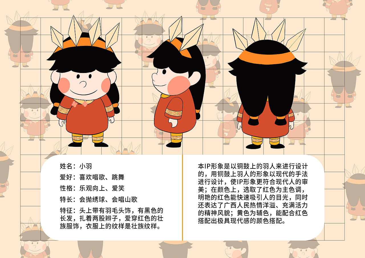 广西铜鼓IP形象设计和插画制作（图ZMzE4OTUzNDM2） - IP形象 - 站酷设计师门口家的大橘原创素材 - 站酷ZCOOL