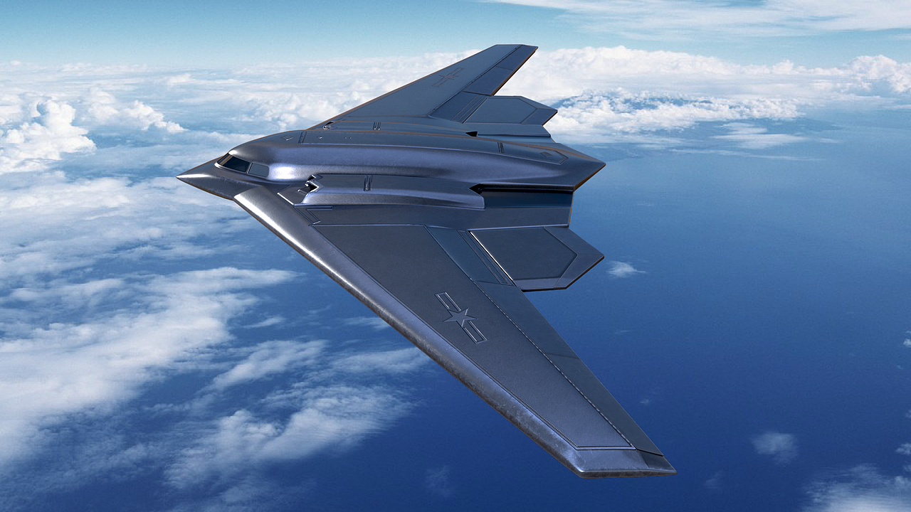 h20隐形轰炸机 cg概念模型
