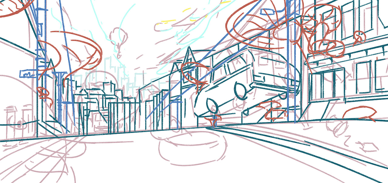 【学员作品】时七-在路上（图ZMzM4MzU4Mzc2） - 商业插画 - 站酷设计师冯渡插画工作室原创素材 - 站酷ZCOOL