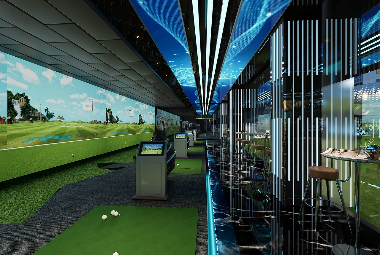 LK DESIGN | 杭州众高乐高尔夫球馆区设计方案