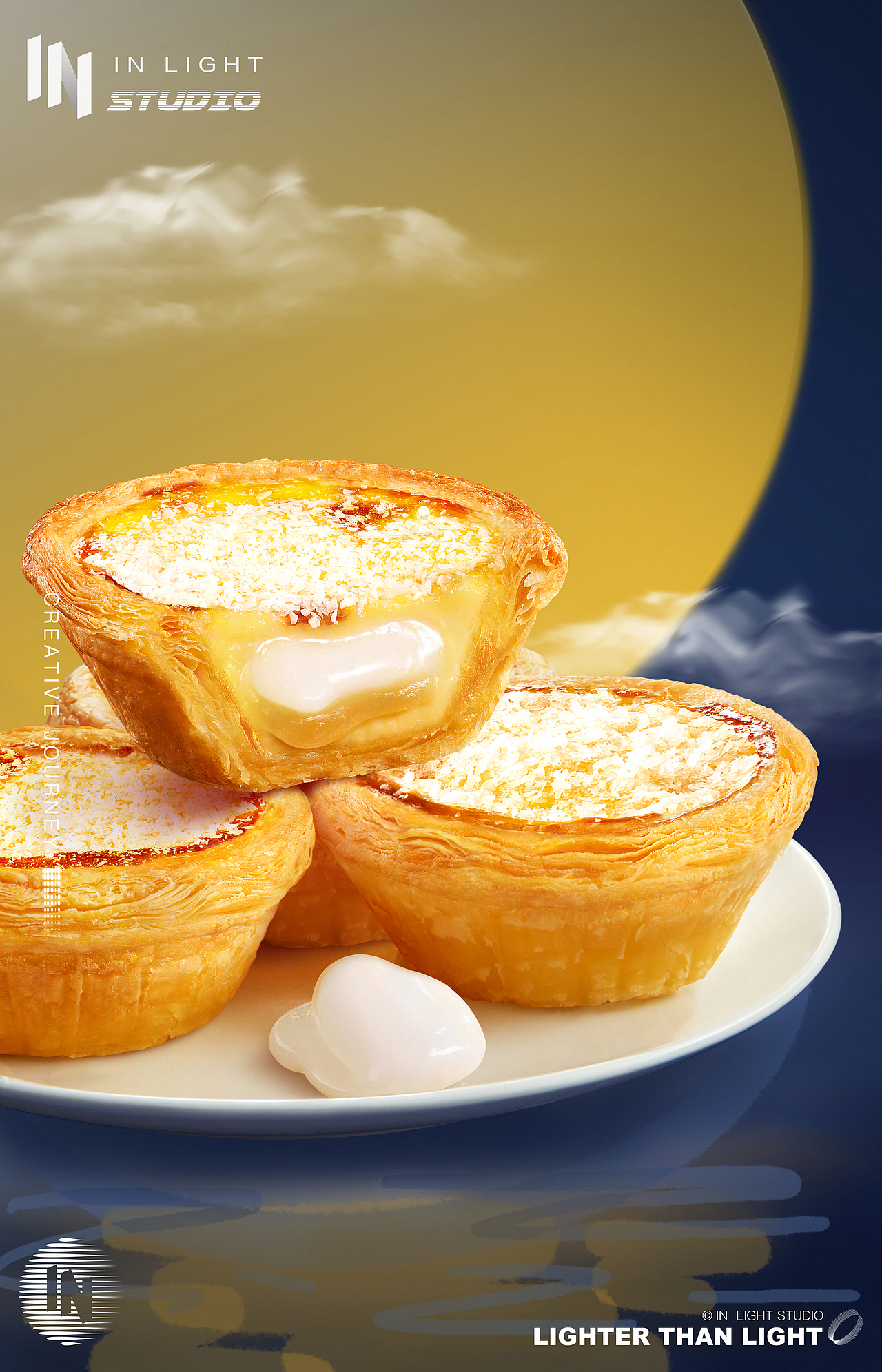 美食摄影 | KFC肯德基蛋挞 ✖ IN LIGHT 猴子捞月