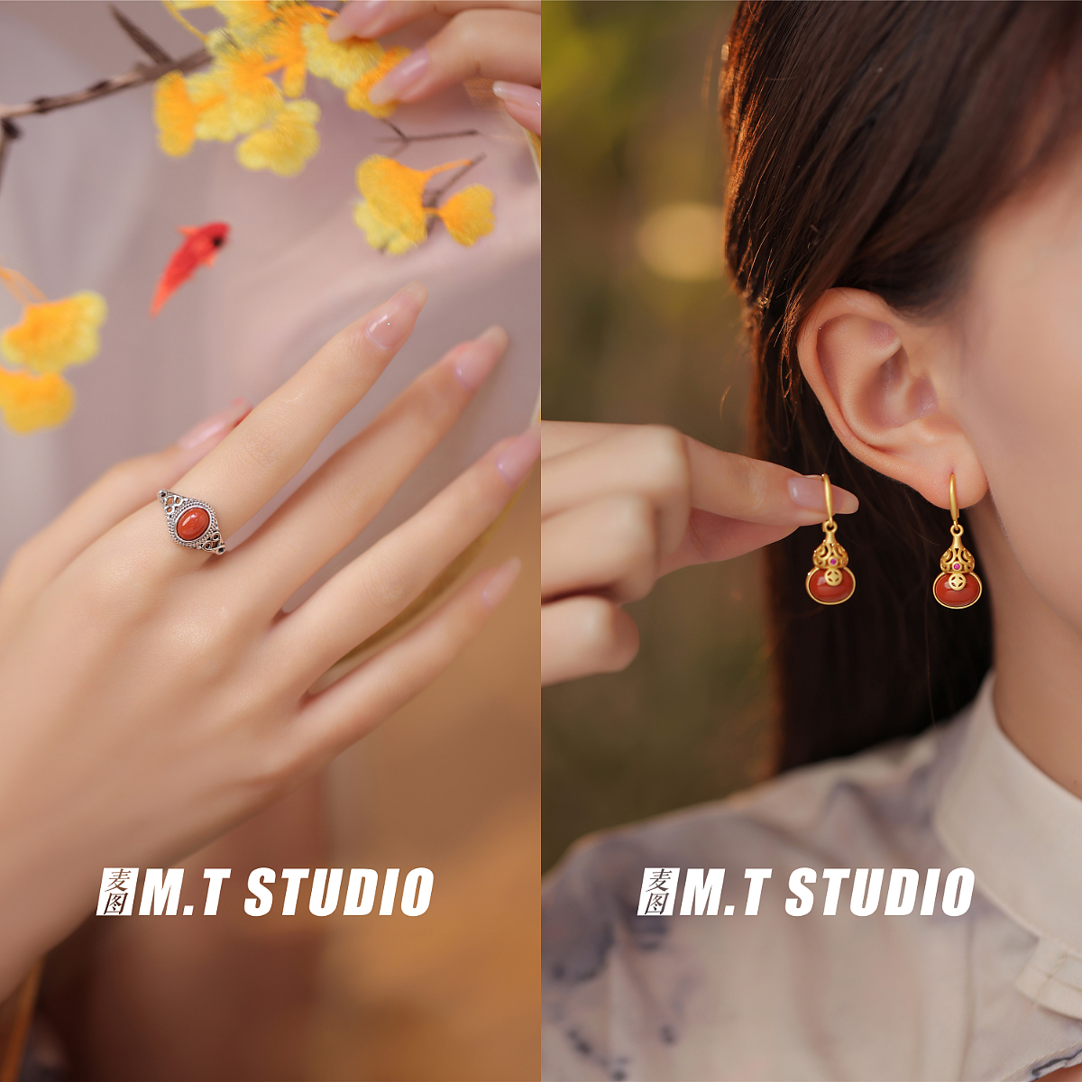 产品摄影 古风饰品无头风模特拍摄 小众饰品耳饰拍照（图ZMzU3NjU5MTU2） - 产品摄影 - 站酷设计师义乌麦图摄影官网原创素材 - 站酷ZCOOL