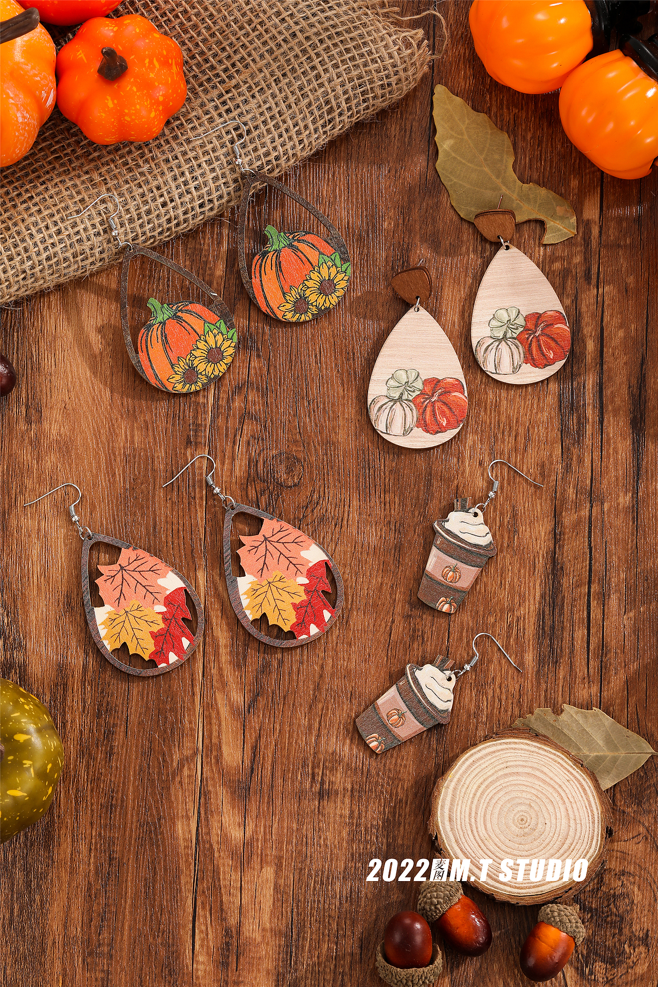 亚马逊饰品耳钉戒指项链手链杂乱合集静物图模特图