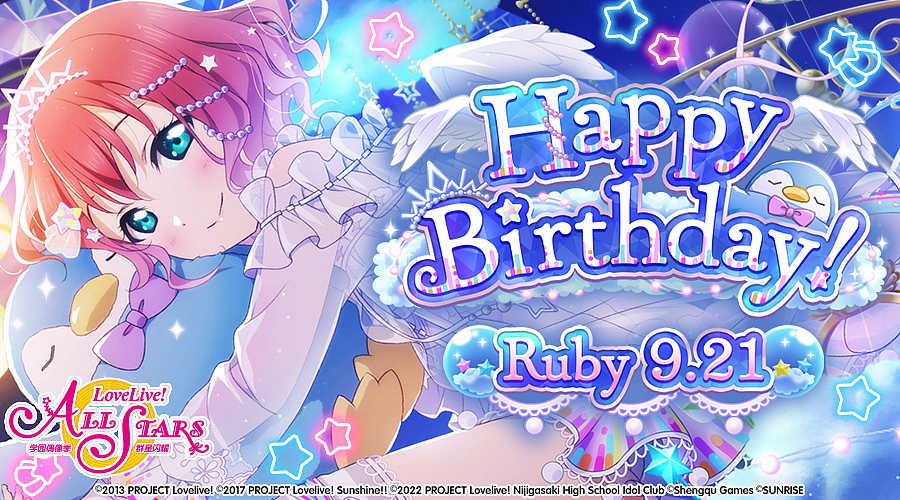 《Love Live! AS》2022年角色生日贺图（图ZMzI3MjU2NTI4） - 海报 - 站酷设计师edgar杨仔原创素材 - 站酷ZCOOL