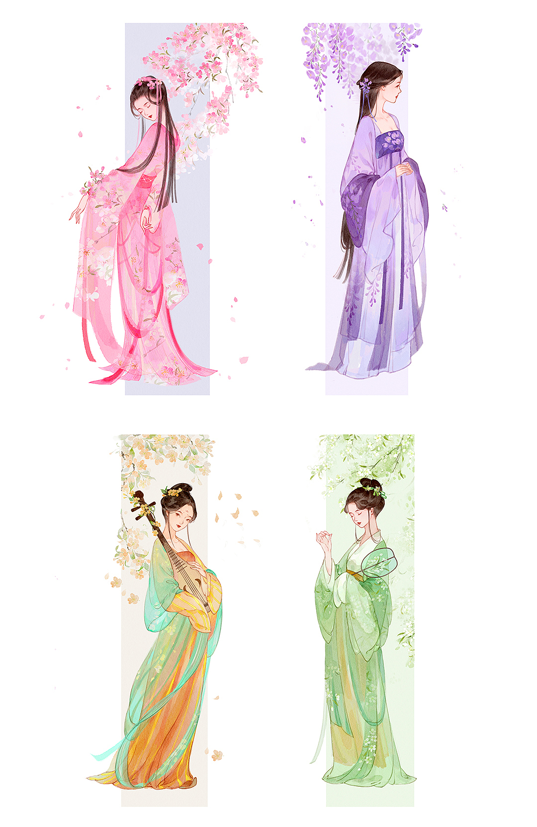 花花系列2（图ZMzQxNTYwMDIw） - 商业插画 - 站酷设计师好吃的小牛肉原创素材 - 站酷ZCOOL