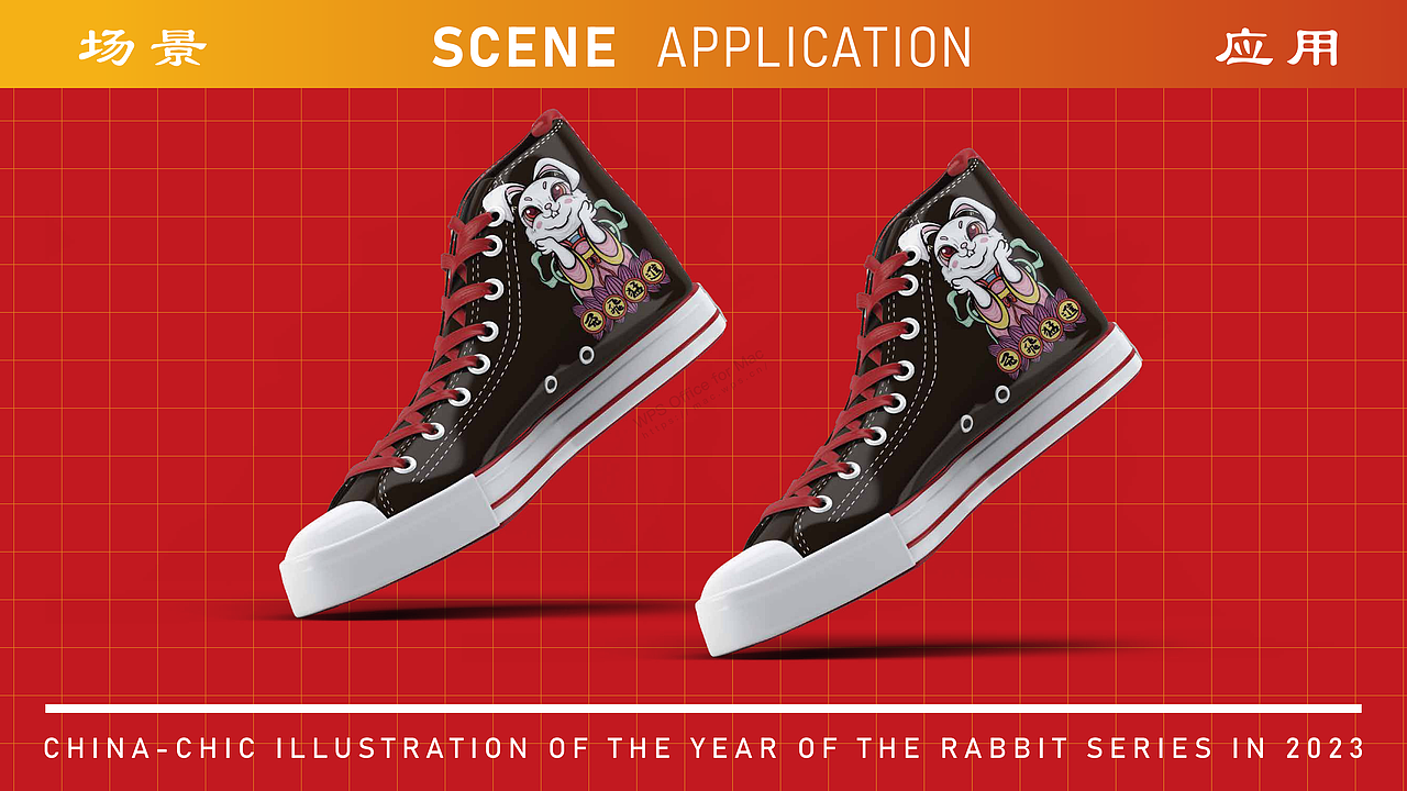 潮玩 IP 吉祥物应用 IP图库设计 国潮兔IP系列