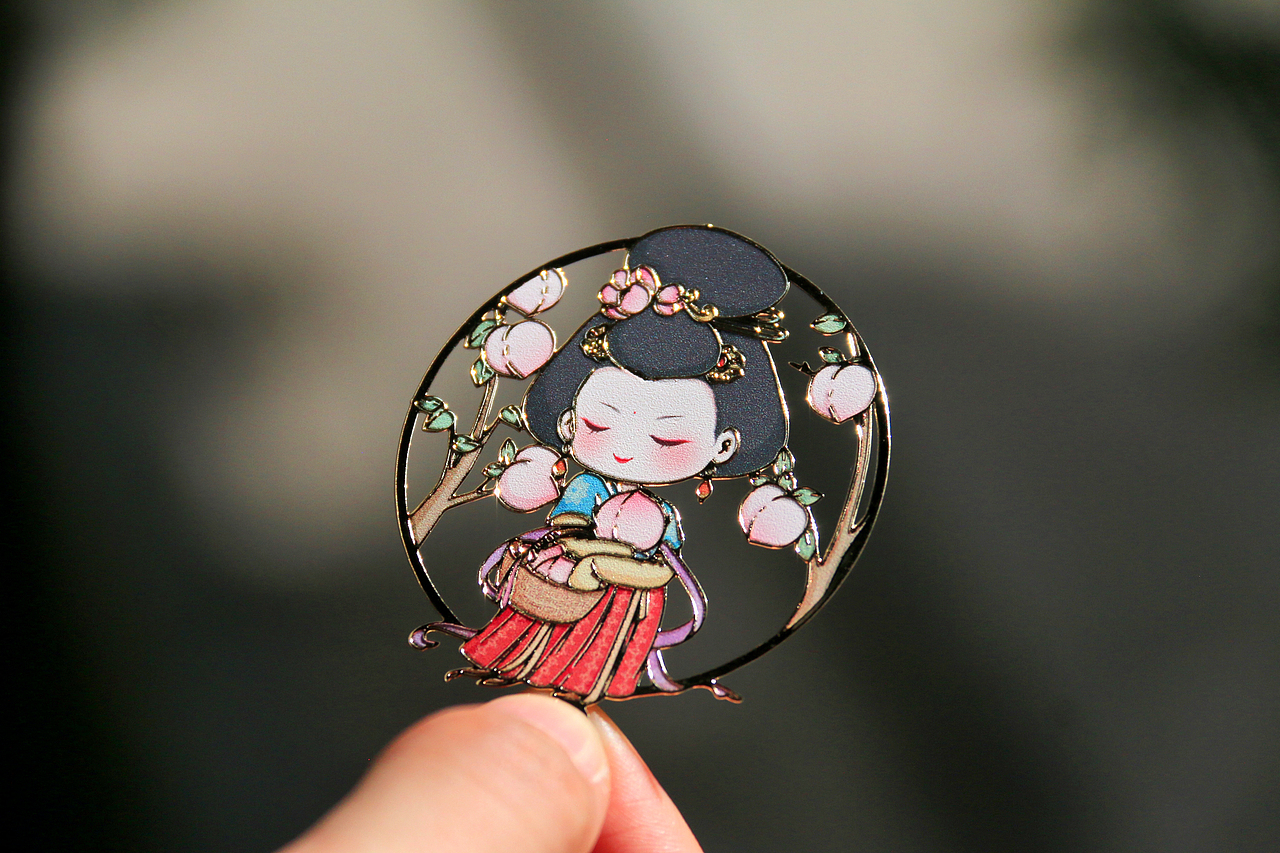 福禄寿喜文创IP设计 西安博物院 书签 镜子