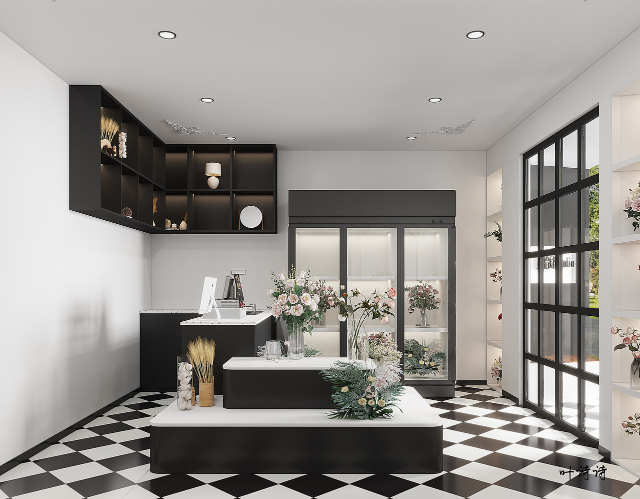 花店设计|店内一隅