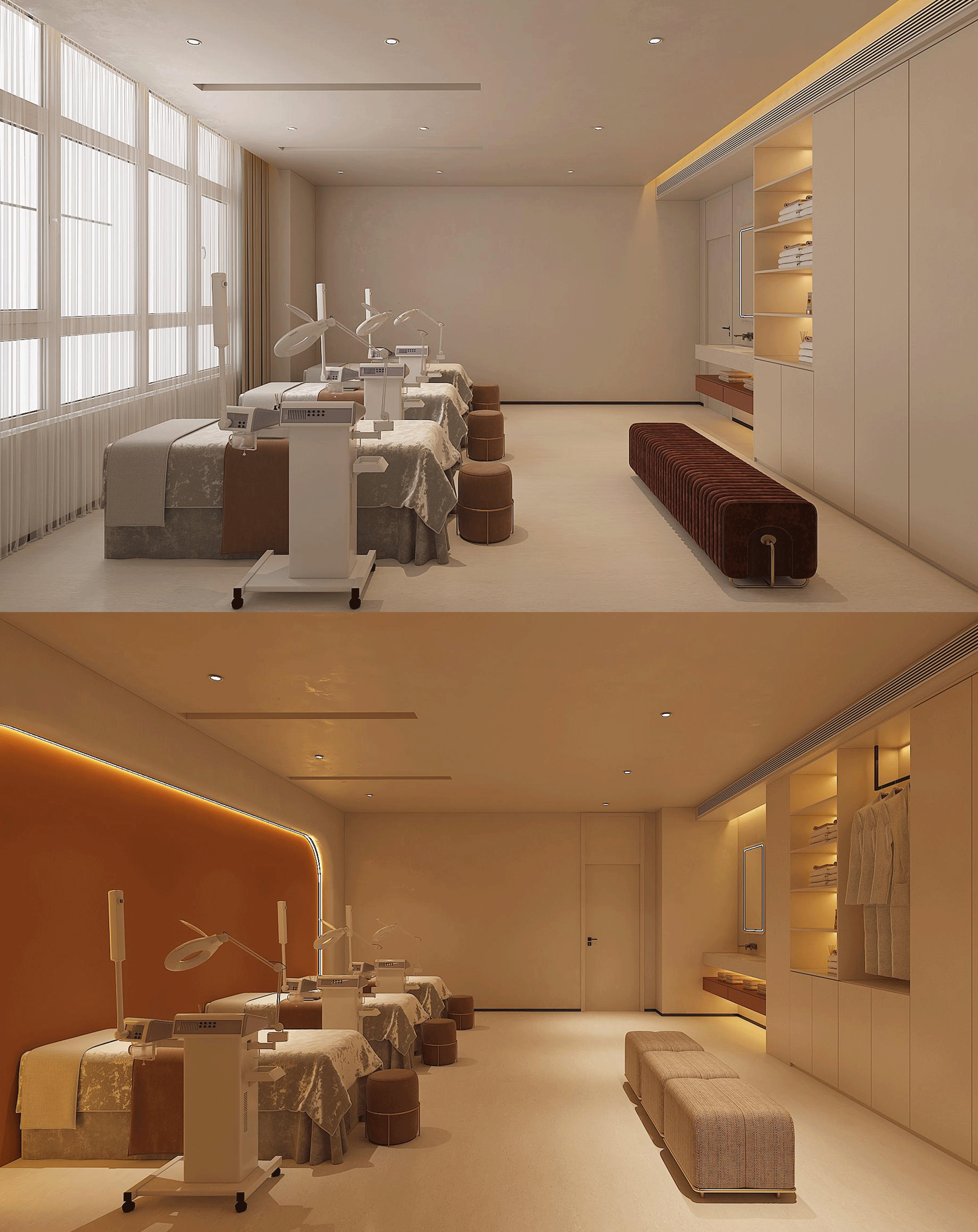 1800㎡美容院设计鉴赏（图ZMzUxMTk1OTg4） - 商业空间设计 - 站酷设计师你妹子的君原创素材 - 站酷ZCOOL