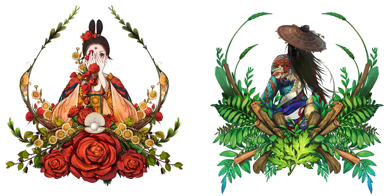 插画作品集2021-2022（图ZMzMyNTQxMjU2） - 商业插画 - 站酷设计师萝呗呗原创素材 - 站酷ZCOOL