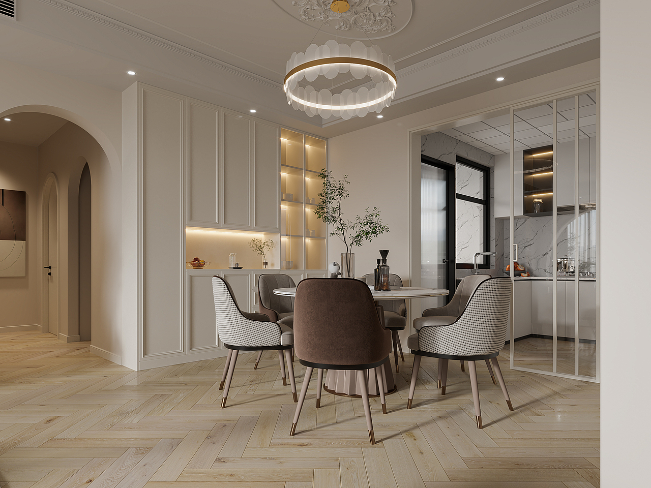 现代法式极简（图ZMjk4ODEzODI4） - 家装设计 - 站酷设计师承接室内效果图原创素材 - 站酷ZCOOL