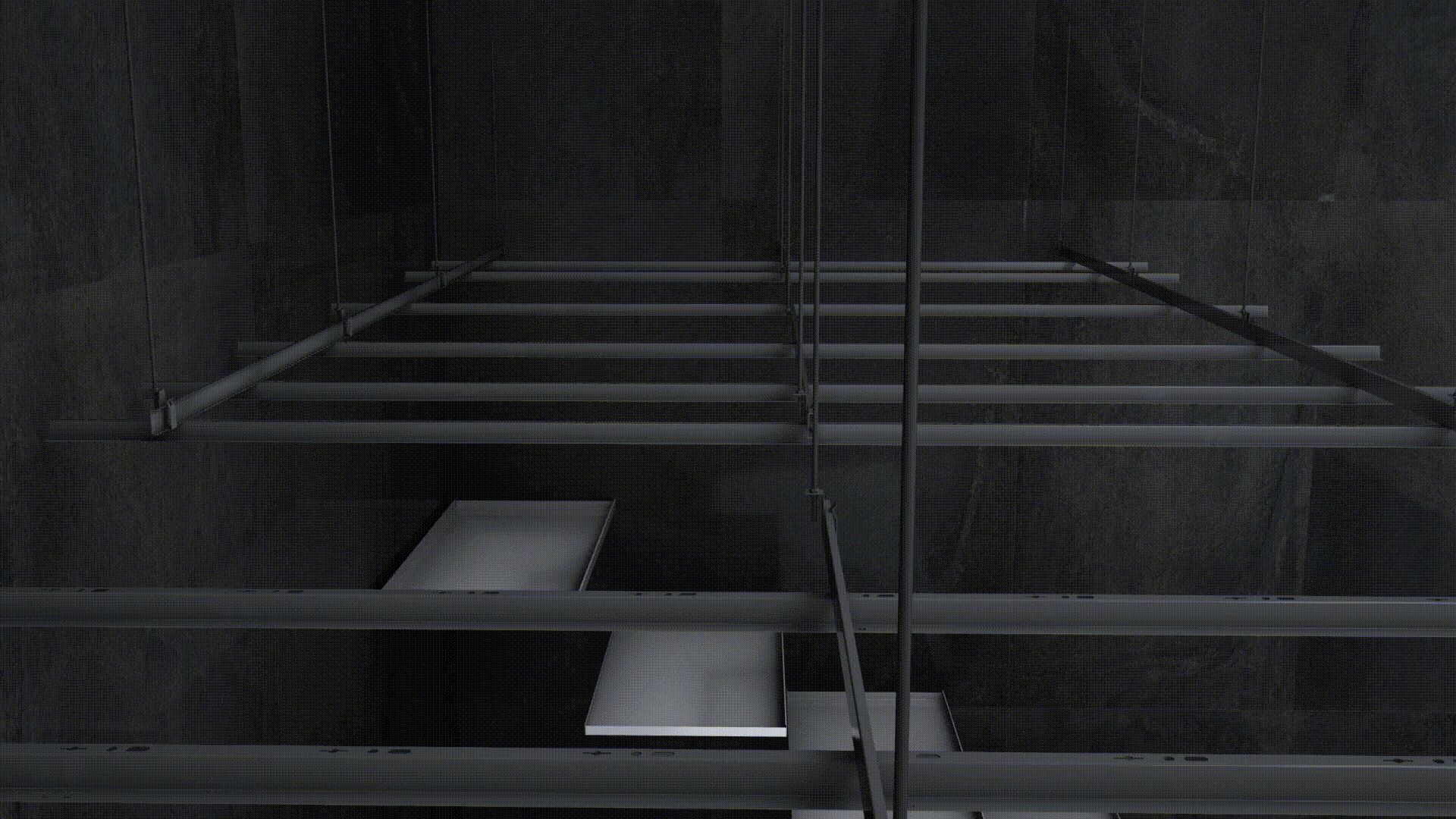 装配式空间_C4D渲染