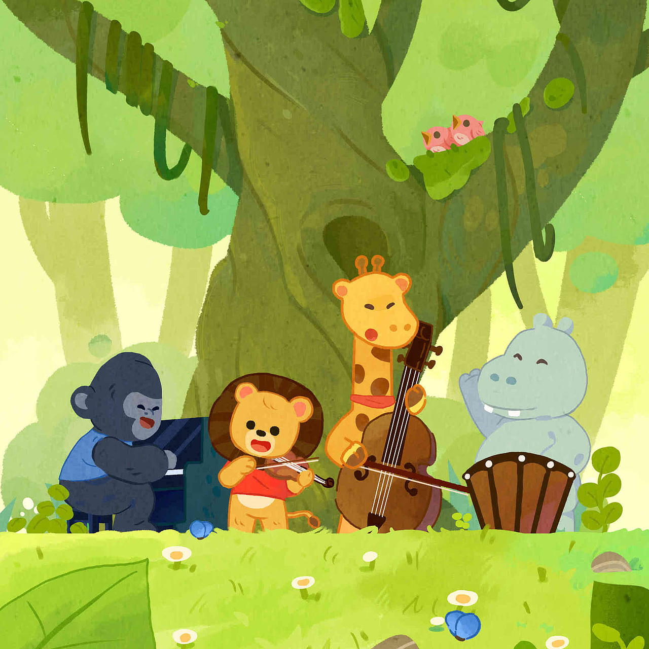 音乐会|儿童插画