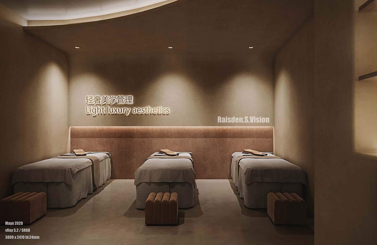 侘寂风美容店空间设计（图ZMzI5MDMyMjY0） - 建筑/空间 - 站酷设计师RaidenS高光艺设原创素材 - 站酷ZCOOL