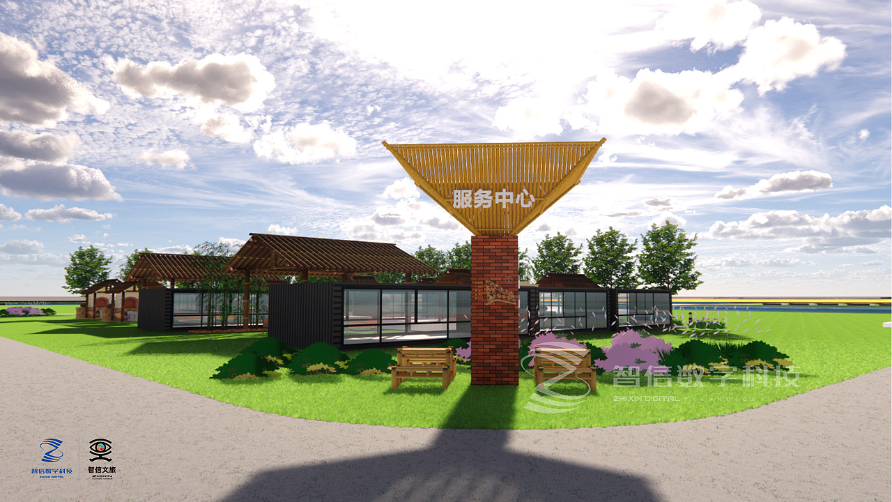 天津某村庄田园生态品牌导视系统丨仅供参考 禁止商用