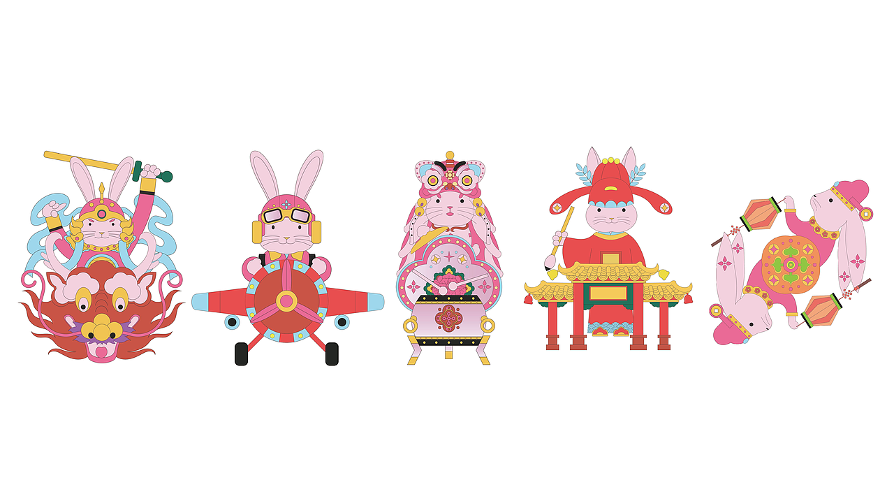 喜柿2023新年吉祥主题视觉上新啦丨玉兔兆吉祥（图ZMzIwNDgwNjg4） - 品牌 - 站酷设计师喜柿包装实验室原创素材 - 站酷ZCOOL