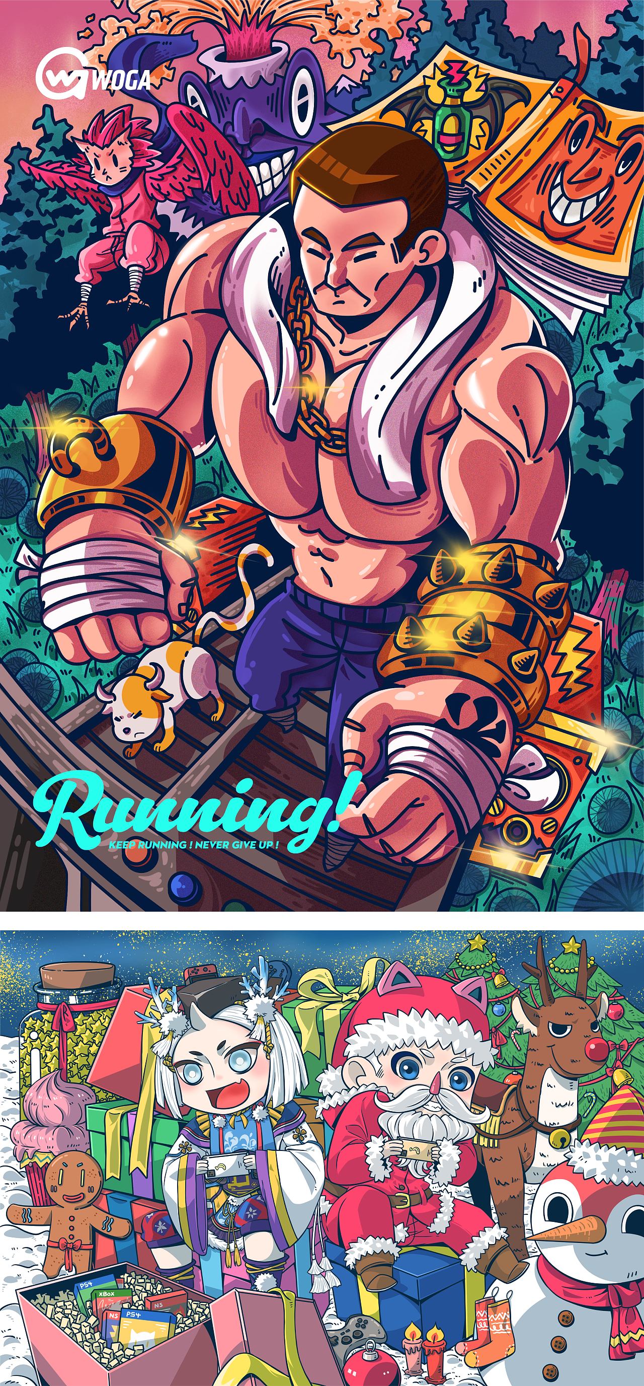 一些作品（图ZMzI4MTA0NjM2） - 商业插画 - 站酷设计师群海wooga原创素材 - 站酷ZCOOL