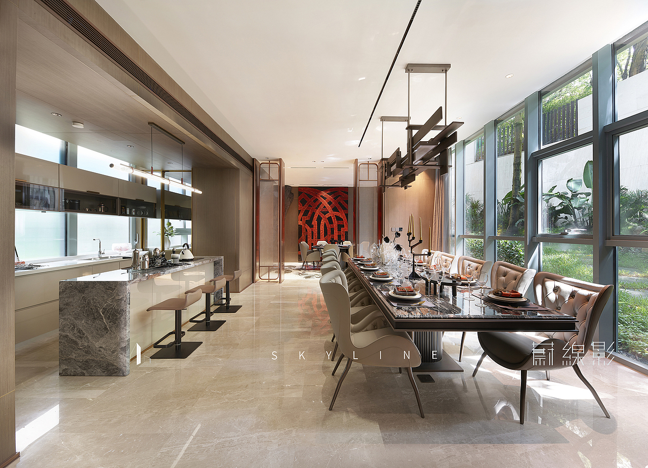 样板间园林景观摄影|亚洲十大豪宅楼王华远大一山庄S22（图ZMzYxMTgyNjk2） - 环境/建筑摄影 - 站酷设计师蔚线影建筑摄影原创素材 - 站酷ZCOOL