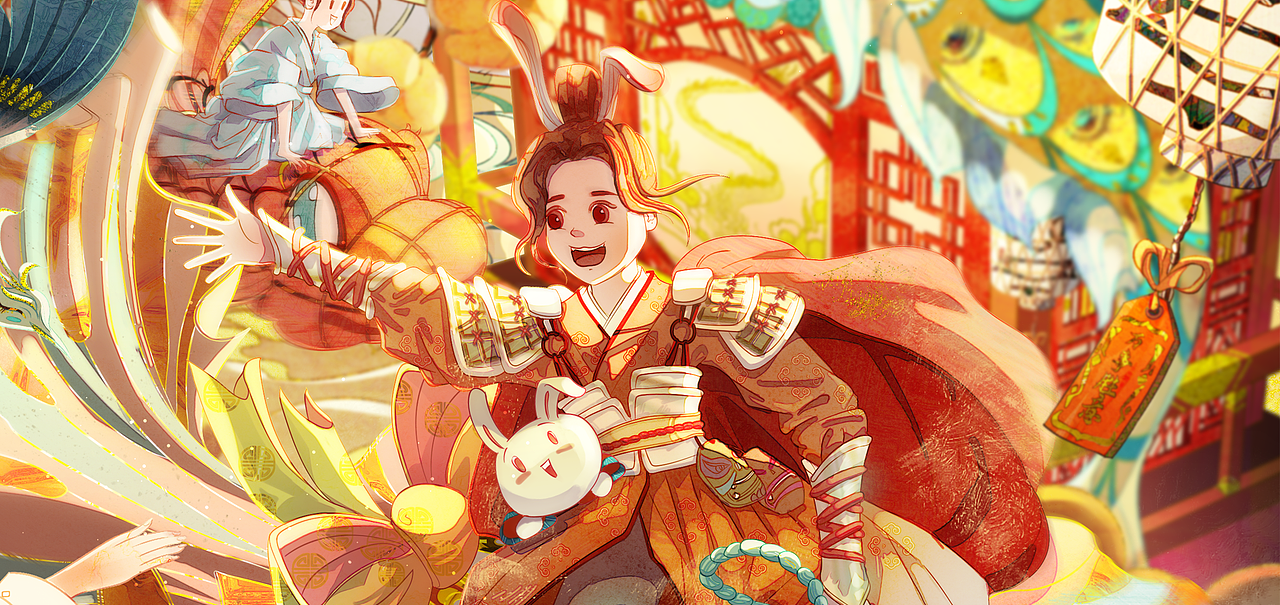 氛围感国风角色/场景小合集（图ZMzIzNjIzMjYw） - 商业插画 - 站酷设计师熊只只呀原创素材 - 站酷ZCOOL