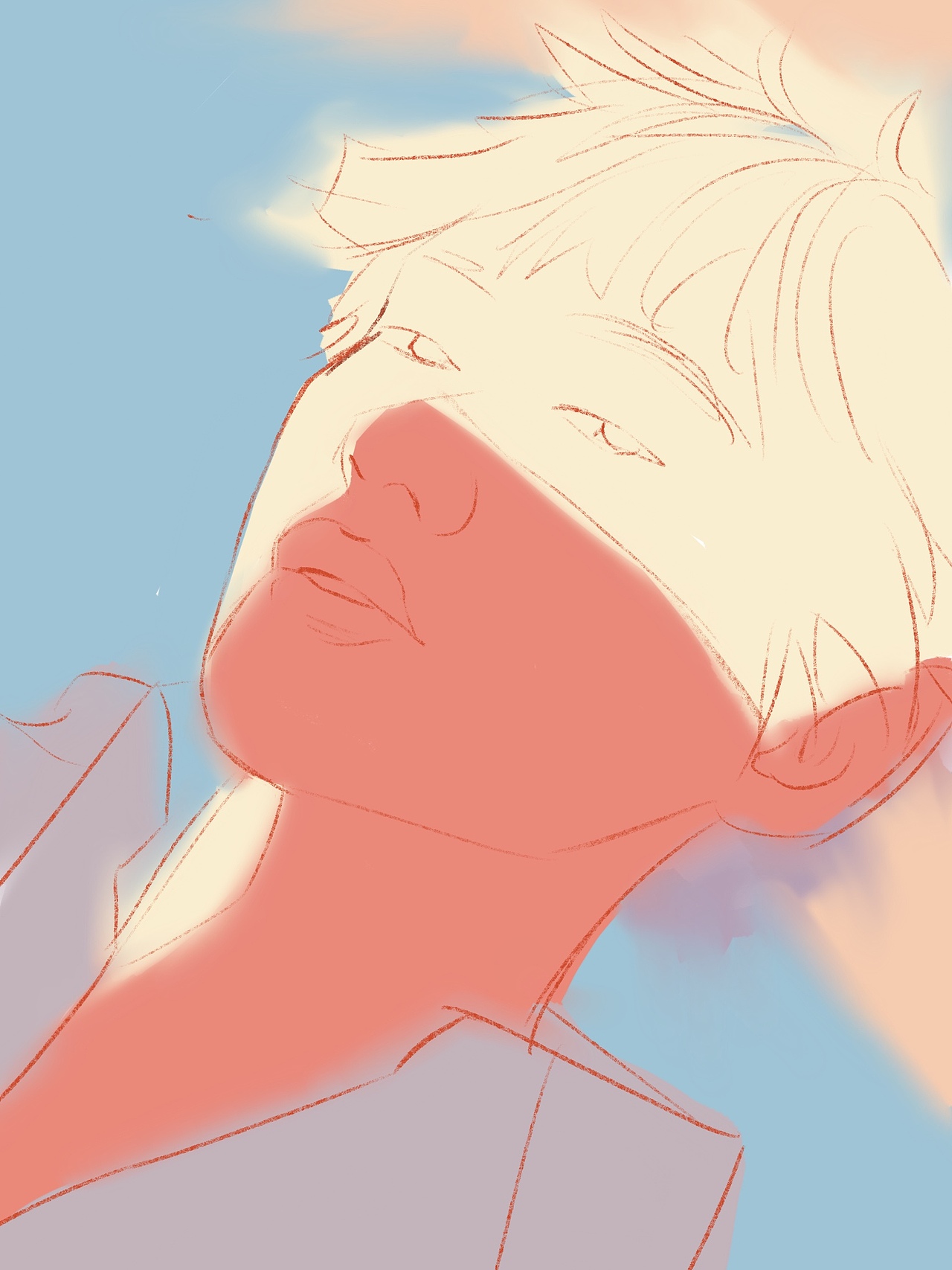 【畫師繁星2.0】第七期第一周 主觀色彩人像（圖ZMzU0Nzk5ODAw） - 創(chuàng)作習(xí)作 - 站酷設(shè)計(jì)師JusHAO原創(chuàng)素材 - 站酷ZCOOL