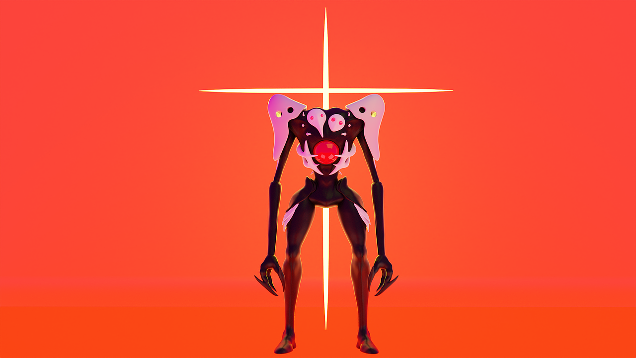 EVA水天使，练习（图ZMzAyNDk4MTA0） - 人物/生物 - 站酷设计师1DonG1原创素材 - 站酷ZCOOL