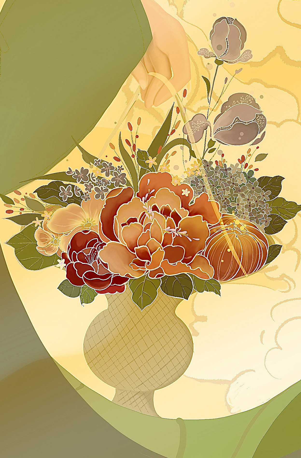 大梦归 & 纸鸢寄锦书（图ZMzM5NTg5NDU2） - 艺术插画 - 站酷设计师Poppy_珂原创素材 - 站酷ZCOOL