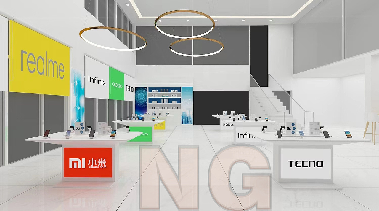 国外产品展示展厅设计3d效果图