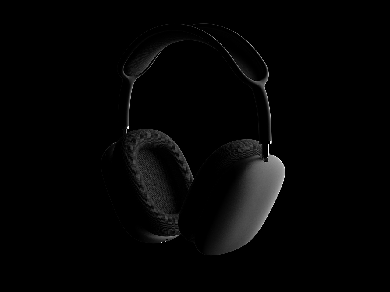 AirPods Max 产品渲染练习（图ZMjk2NDEwOTY0） - 产品 - 站酷设计师长乐_原创素材 - 站酷ZCOOL