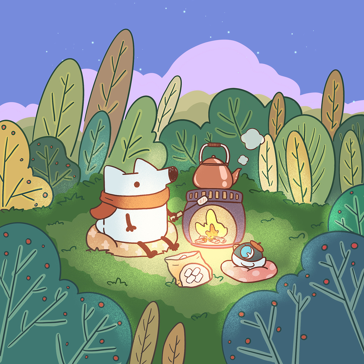 知乎刘看山周历插画2.0