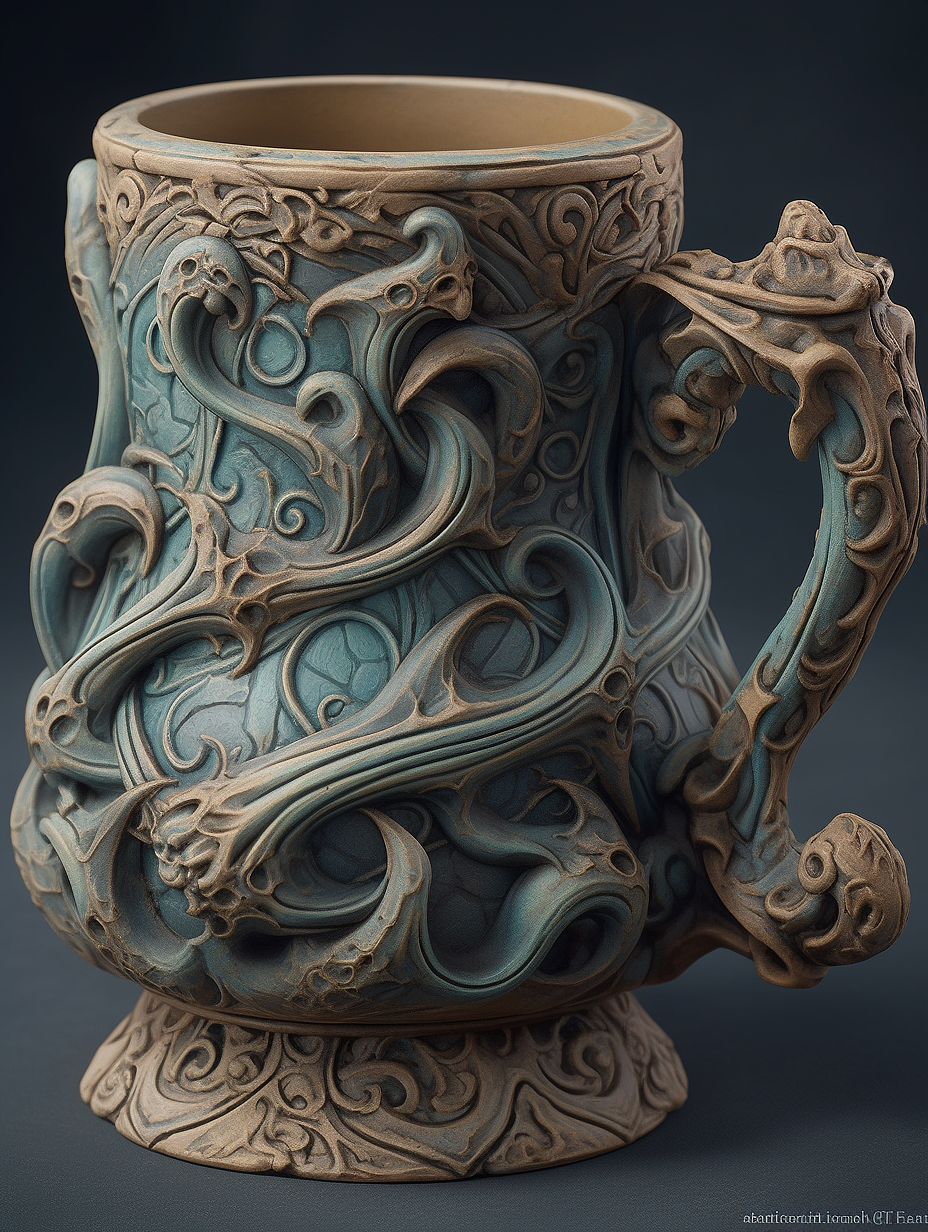 AI · 克苏鲁风杯子