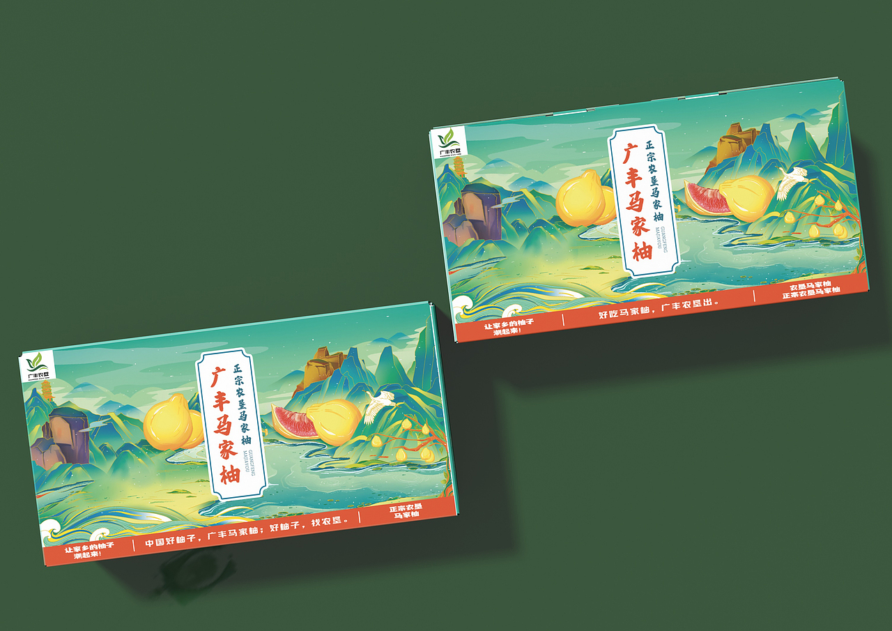 农产品 柚子包装设计