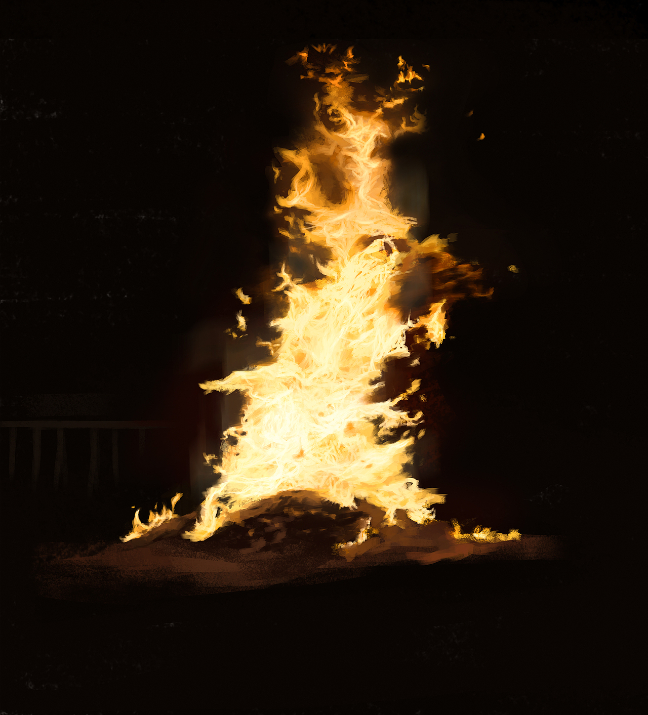 质感插画 | 02 《火》