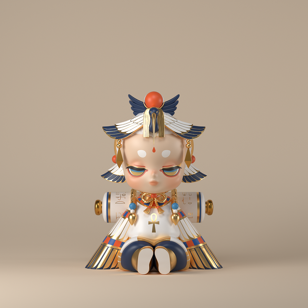  br>在埃及神话中,智慧的托特为了调节神明间的矛盾奔波忙碌,同时,又