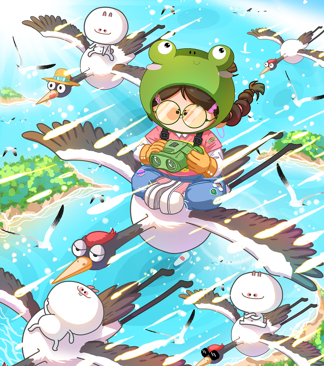 2022年个人IP年终总结（图ZMzI2MjIxNTQ0） - 艺术插画 - 站酷设计师兔豆丸SEVEN原创素材 - 站酷ZCOOL