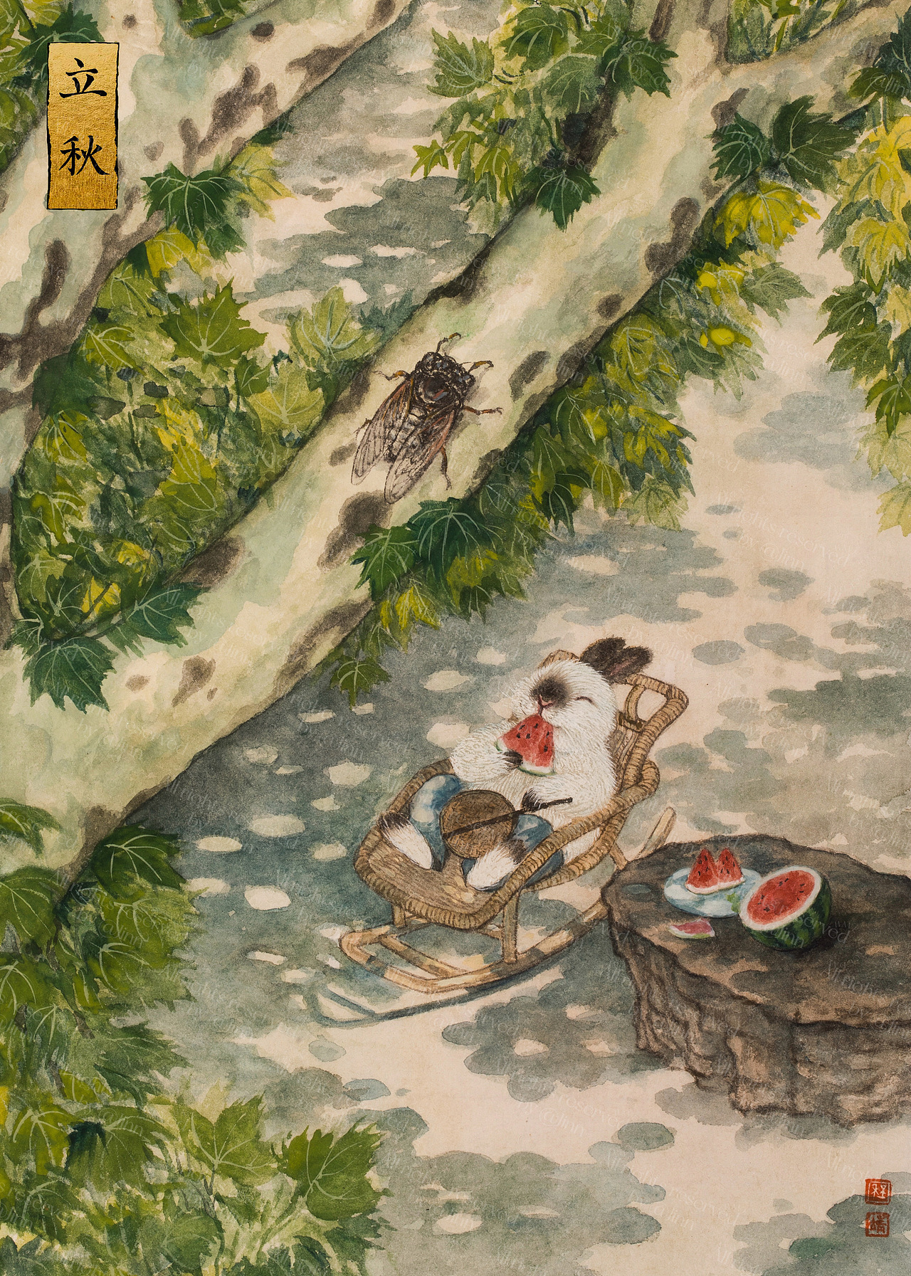 2023《月德录》（图ZMzU4NDk5ODY4） - 艺术插画 - 站酷设计师程靖Jinn原创素材 - 站酷ZCOOL