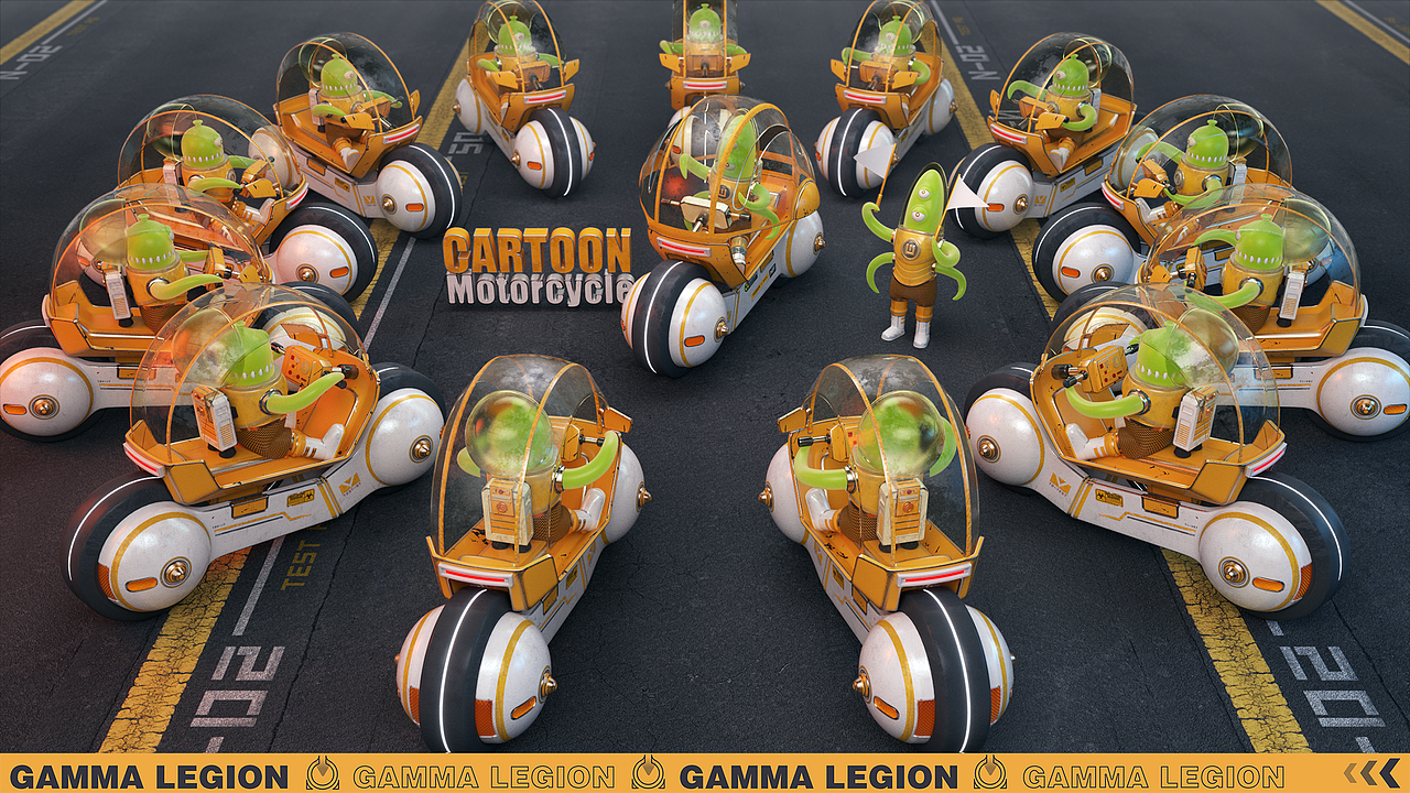 原创元宇宙IP《γ伽马军团》