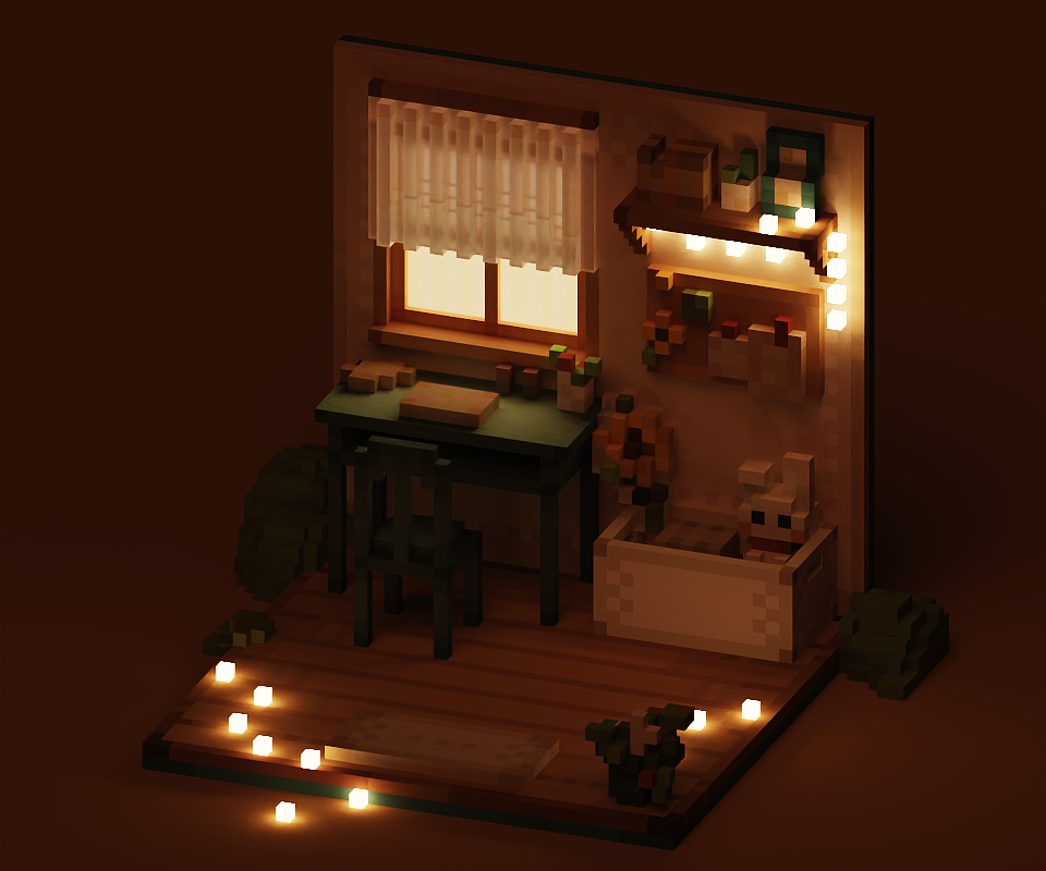 MagicaVoxel的个人练习