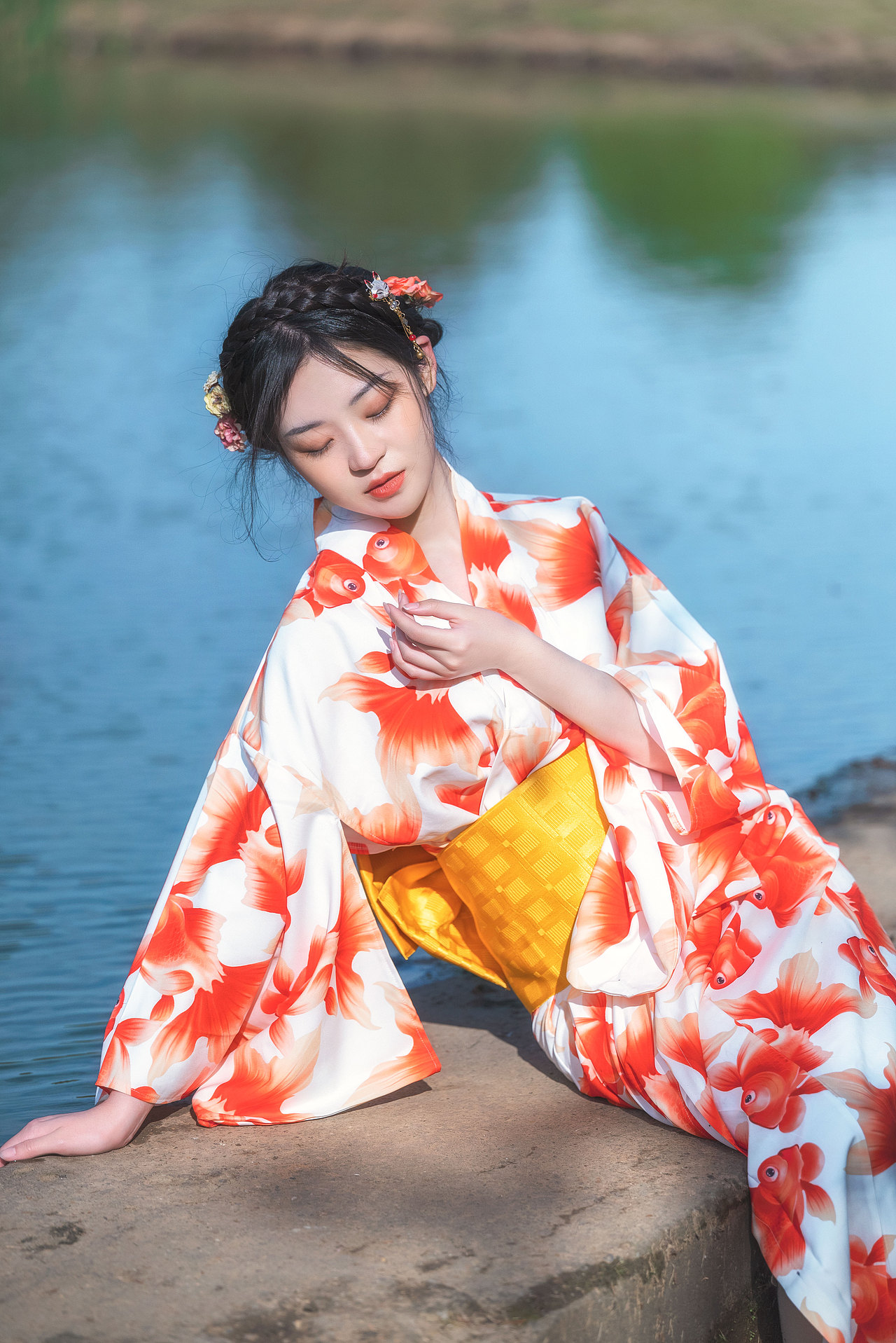 近水绿岸（图ZMzE1MTM3MzA0） - 人像摄影 - 站酷设计师糊涂仙人LEO原创素材 - 站酷ZCOOL