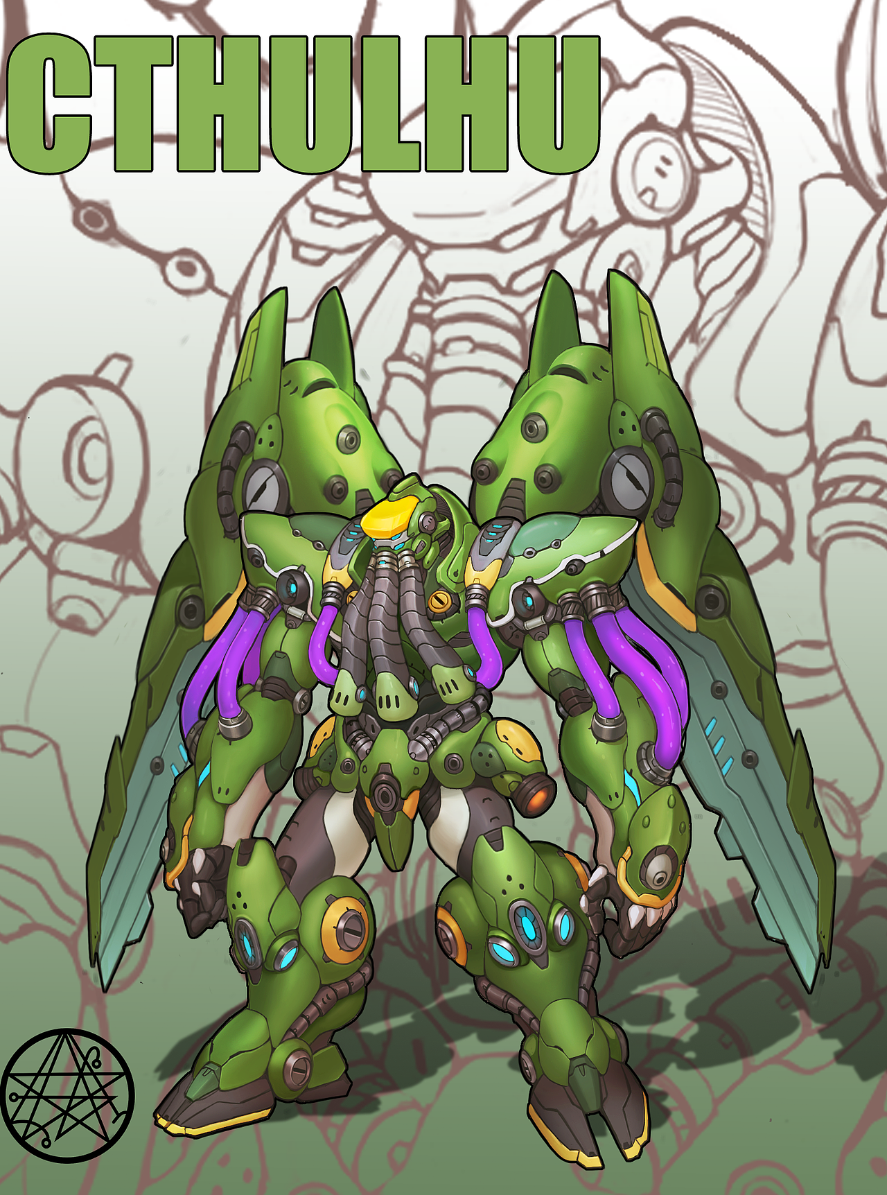 机甲类练习（图ZMzQzMDA1Mjg0） - 游戏原画 - 站酷设计师熊猫痴汉原创素材 - 站酷ZCOOL