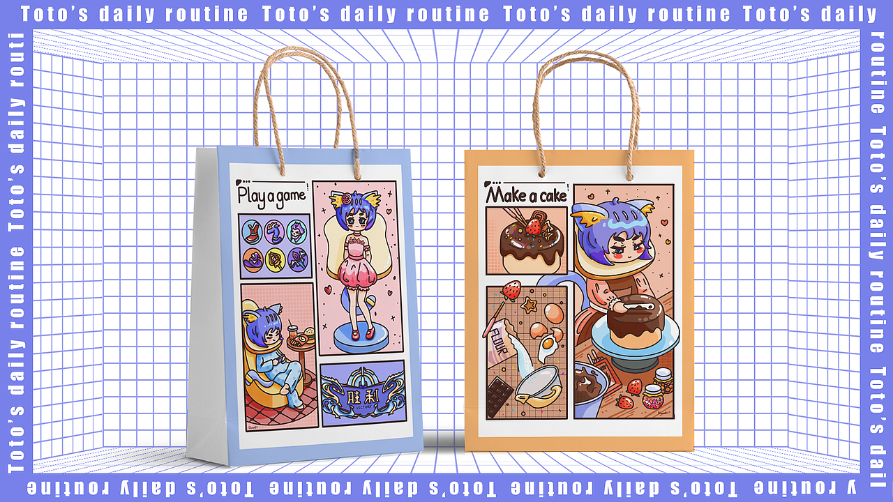 个人原创IP-吐司猫Toto