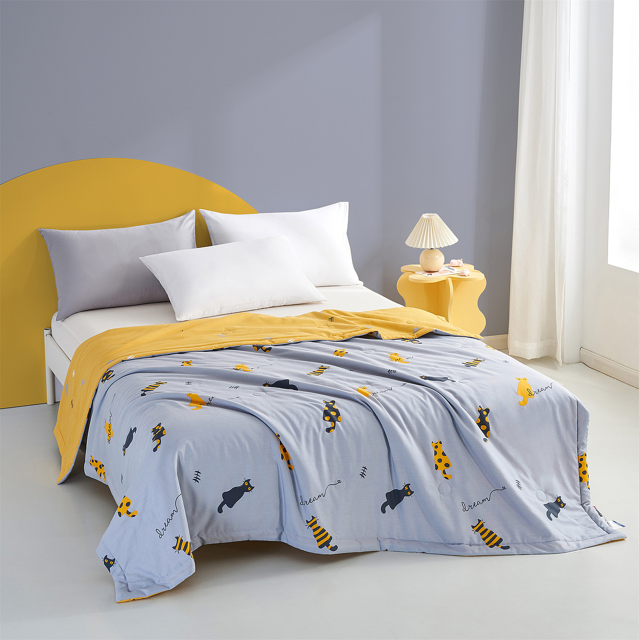 夏被拍摄-家纺摄影