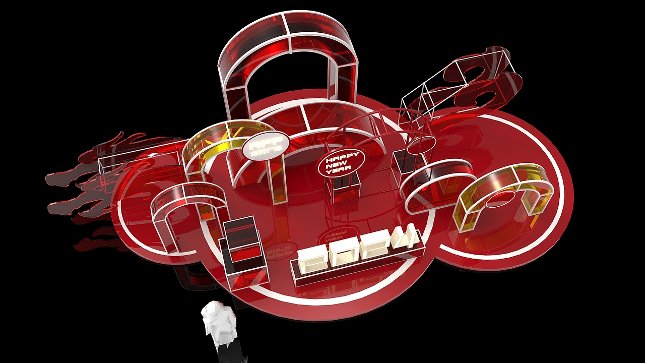 2024新年美陈（图ZMzU5NzM1NjM2） - 展陈设计 - 站酷设计师onewayway原创素材 - 站酷ZCOOL