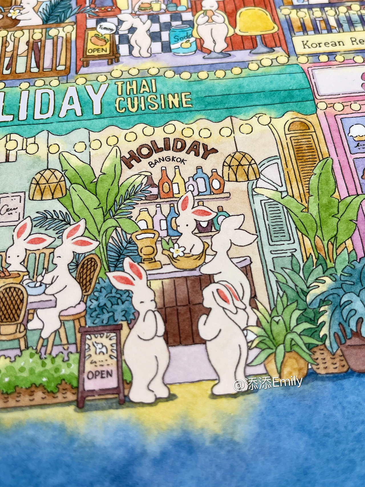 美味公寓（兔崽崽系列）（图ZMzEyMjE5Nzc2） - 商业插画 - 站酷设计师添添Emily原创素材 - 站酷ZCOOL