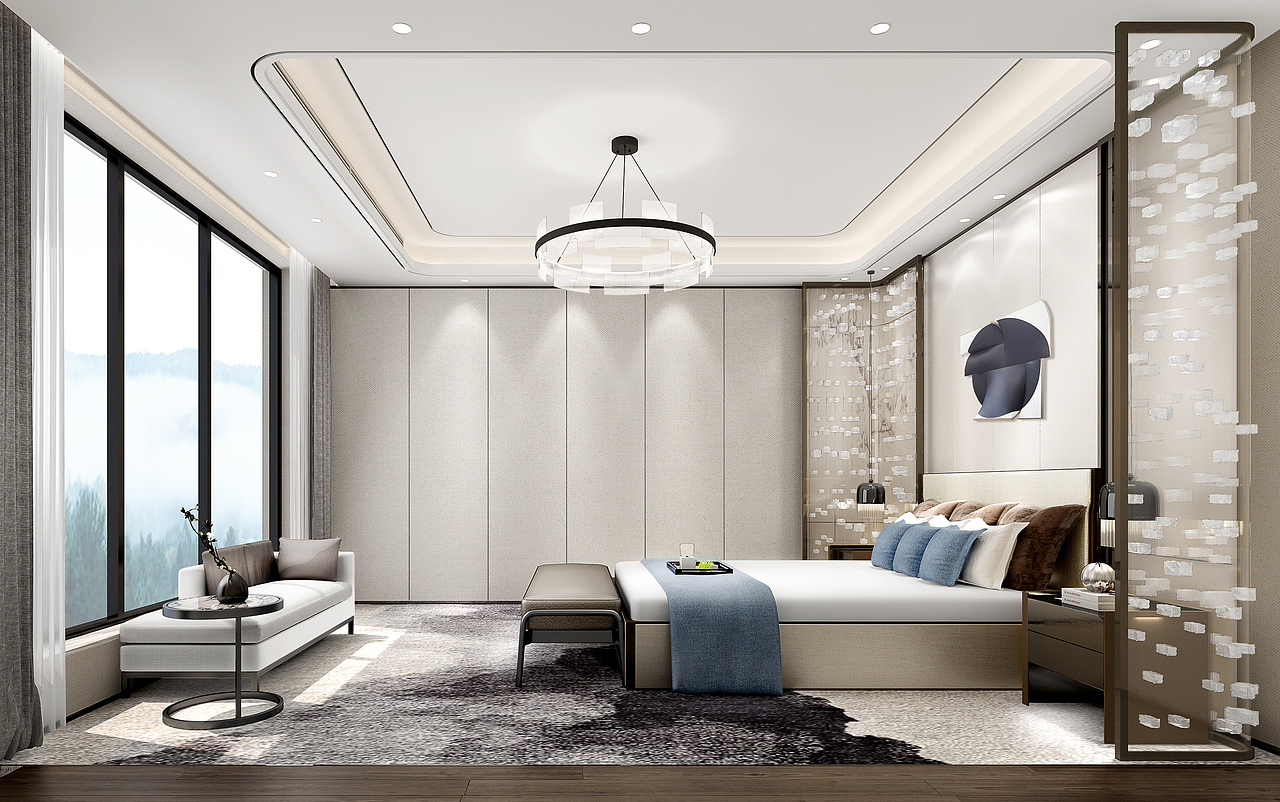 INNEST意巢设计：新中式别墅 Design（图ZMzM4MTM0NzI4） - 家装设计 - 站酷设计师INNEST意巢设计原创素材 - 站酷ZCOOL